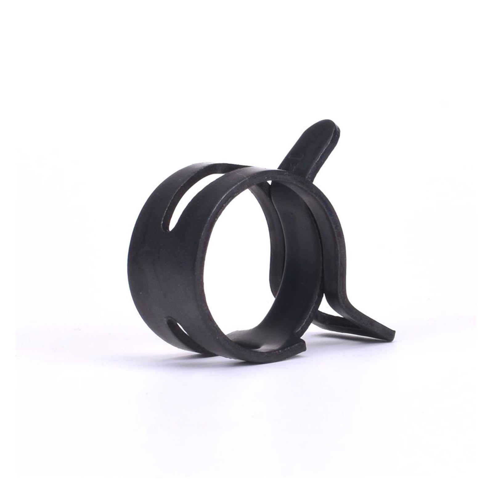 65MN Ossido di acciaio al manganese-trattato nero Fascetta for tubo flessibile Diametro interno 4mm-22mm Fibbia elastica ad alta resistenza Cerchio for tubo dell'acqua(12mm 100Pcs)