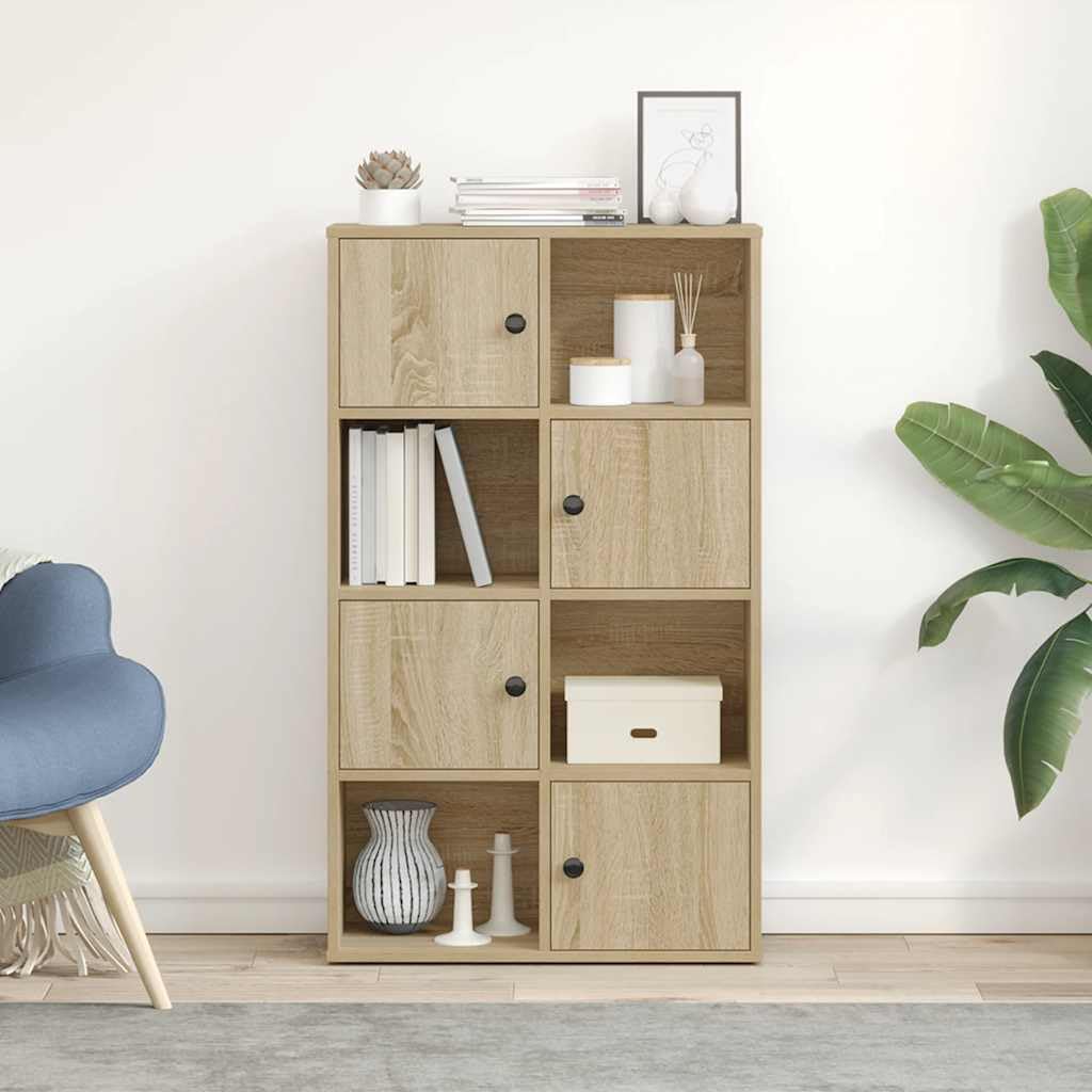 vidaXL Bücherregal Sonoma-Eiche 60x24x101,5 cm Holzwerkstoff