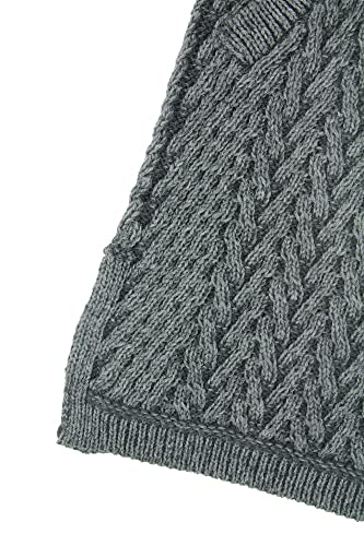 Abrigo de punto Herringbone Aran Crafts chaleco largo de mujer abrigo 4