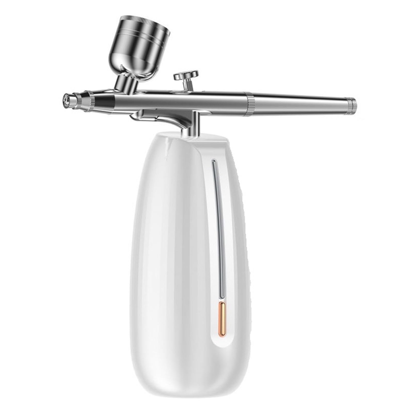 Inyector de oxígeno Nano Niebla Niebla Aerosol Cepillo de aire Pistola de pintura for arte de uñas Tatuaje Pastel artesanal Control Preciso(White)