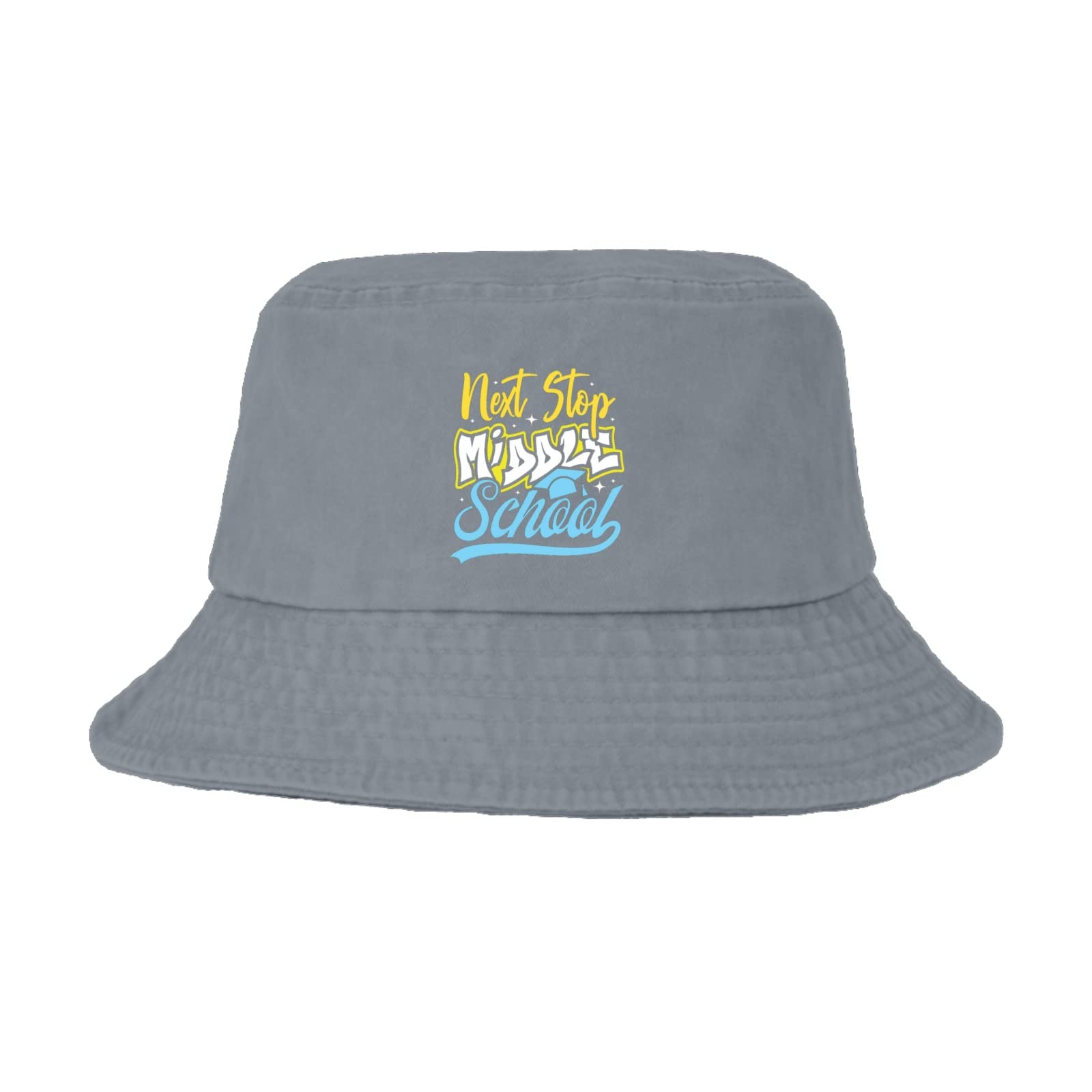 Nexts Stop Middles School Mens Bucket Hat Graduation Fisherman Cap for Teens TrendyBucket Cap Beach Beach Sun Cap