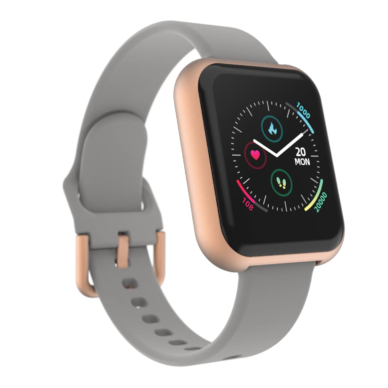iTOUCH Air 3 Smartwatch Fitness Tracker with Heart Rate Tracker, Step Counter, Notifications, Sleep 