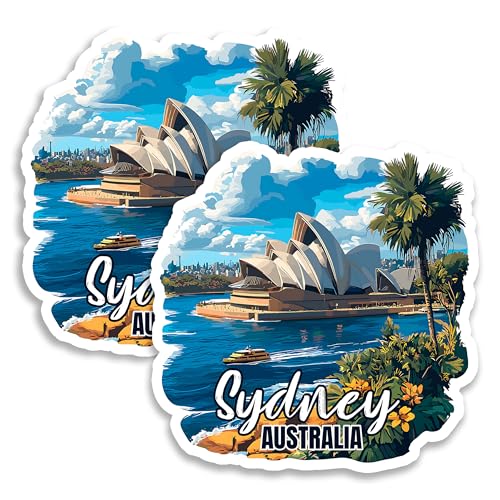 Sydney Australia Magnet 4 Inch 2-Pack