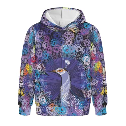 Paw French Bulldog Youth Hoodie Sweatshirt