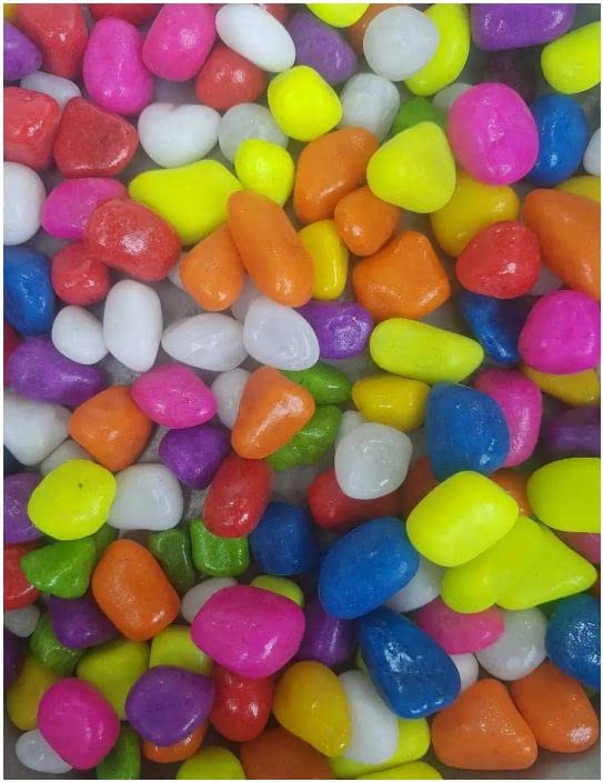 Unique Sales Multicolor 10 kg Crystal Marble Stone Pebbles Garden/Aquarium/Pots/Vessel/, Colorful Glossy Decorative Artificial Stones for Pots, Vessels (B0BFDZLL6D) Amazon Price History, Amazon Price Tracker