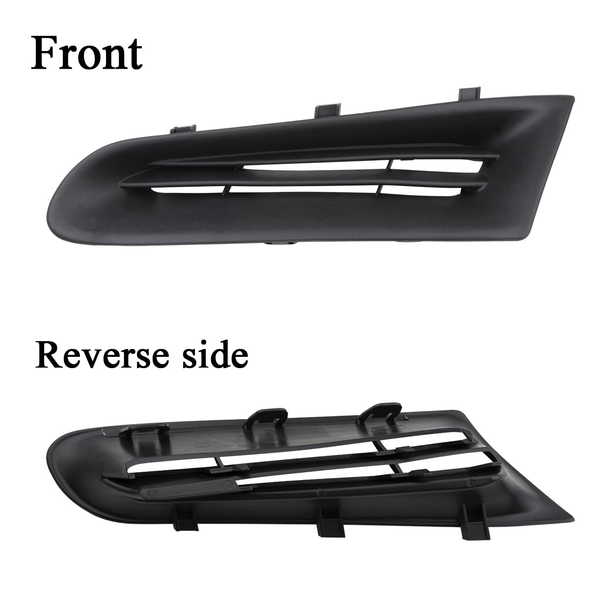 1 par de luces antiniebla del parachoques delantero Grill R-enault Clio Mk3 2005-2009 7701208684
