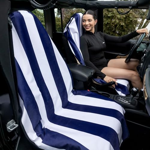 Image of Waterproof Car Seats Cushions with Non Slip Back - Universal Automotive Seats Cover Fit for Cars Truck SUV Seat - Portable Carseat Protectors Great for Dog or Kid Outdoor Sport Activities