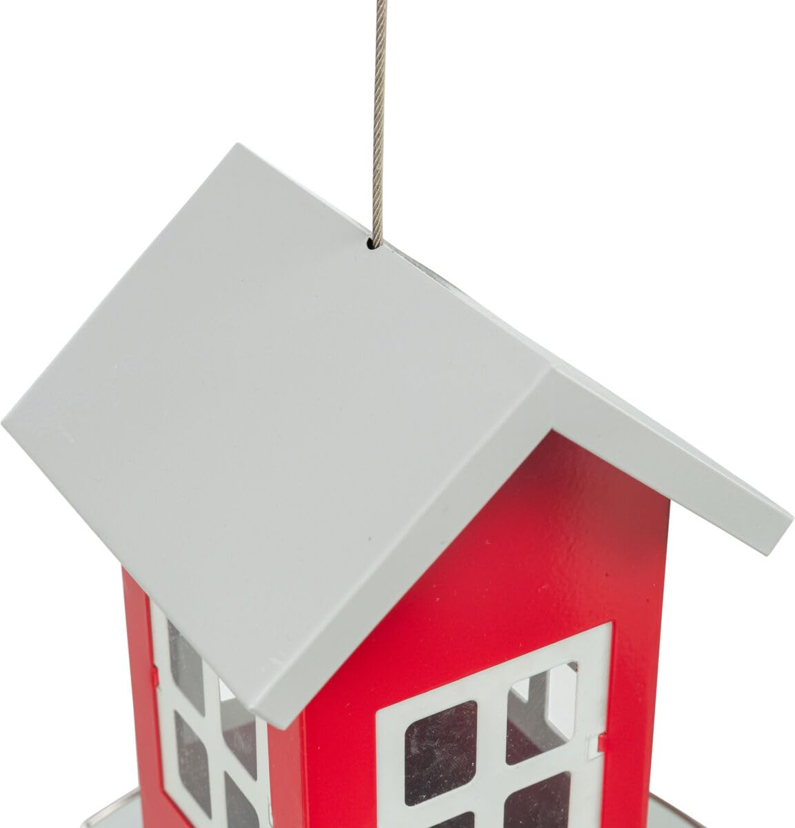Trixie Mangeoire pour Oiseau Rouge/Argent 19 × 20 × 19 cm 1 L