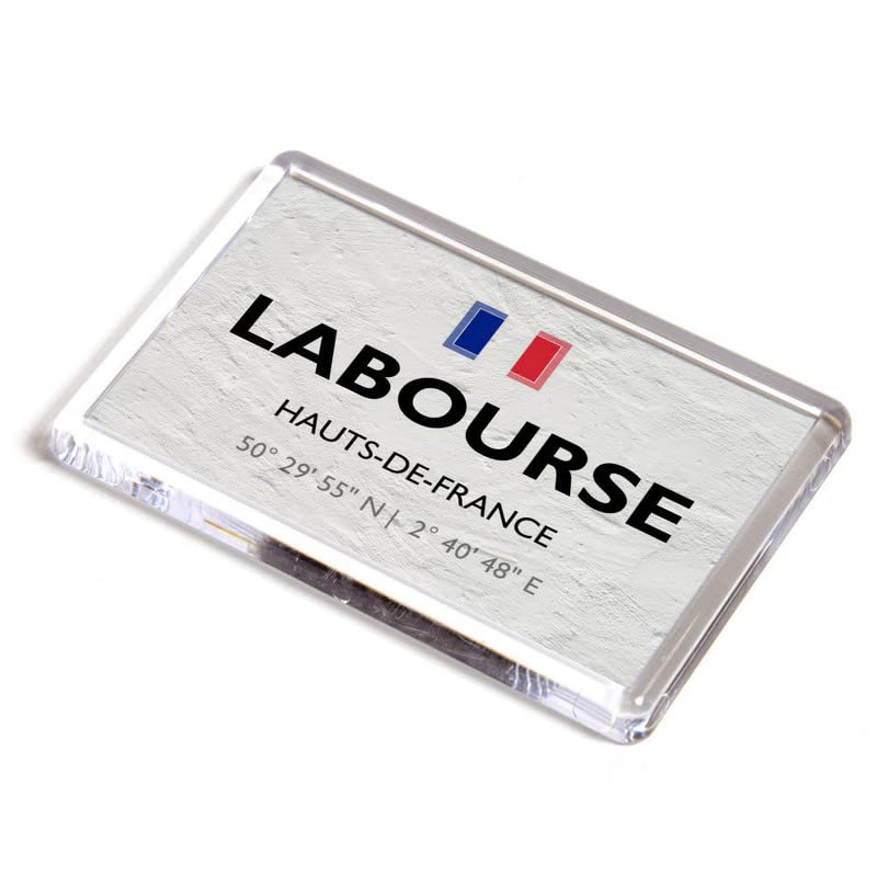 FRIDGE MAGNET - Labourse - Hauts-de-France - France - Lat/Long