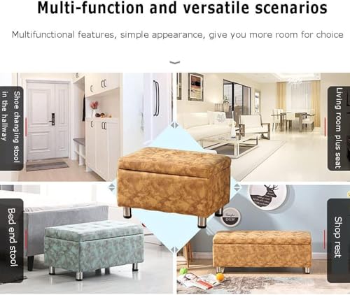 Tabouret de changement de chaussure pour entrée en tissu imperméable