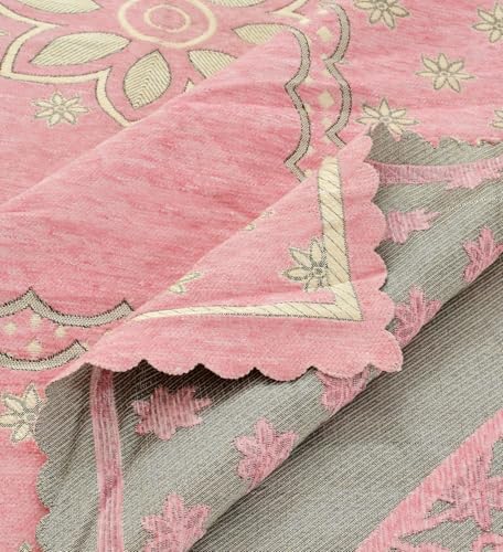 Image of Luxury Velvet Bedsheet - King Size Luxury Bed Sheet - Ultra Soft, Cozy & Warm Bedding for Bedroom - Hypoallergenic & Elegant Velvet Texture (Crystal 01 Pink 100X100, Velvet Bedsheet)