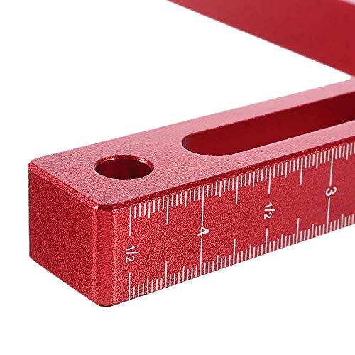 90 Degree Positioning Squares Aluminum Alloy 4.7" x 4.7"(12x12cm) Right Angle Clamps Woodworking Carpenter Tool Corner Clamping Square for Picture Frame Box Cabinets Drawers (New style) - Thumbnail 6