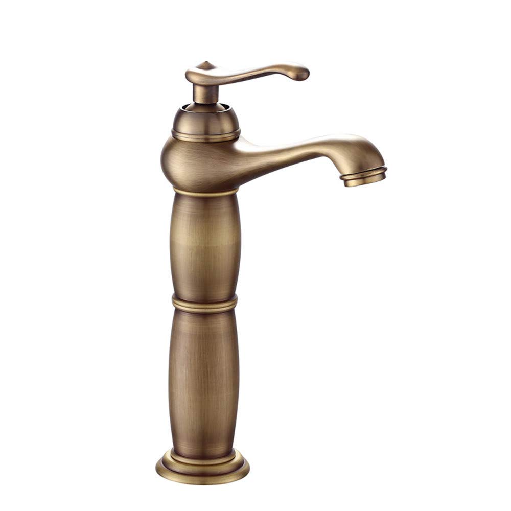 Robinet de lavabo rétro pour une salle de bain d'art et d'ambiance vintage chaleureuse