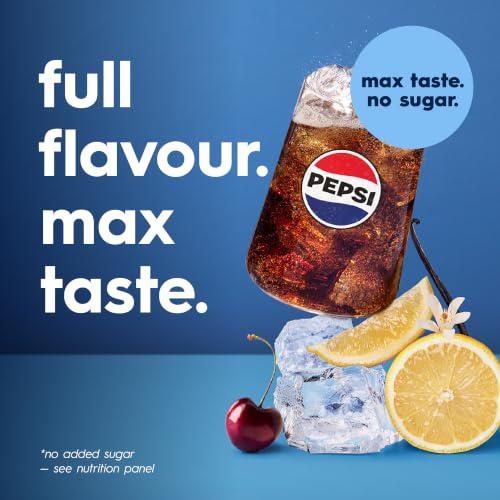 SodaStream Pepsi MAX Drink Mix, 6 Pack Sugar Free Cola Syrup for Sparkling Water Makers, Zero Calorie, Max Taste No Sugar, Soda Stream Flavours, Makes 54L, 6 x 440ml - Image 4