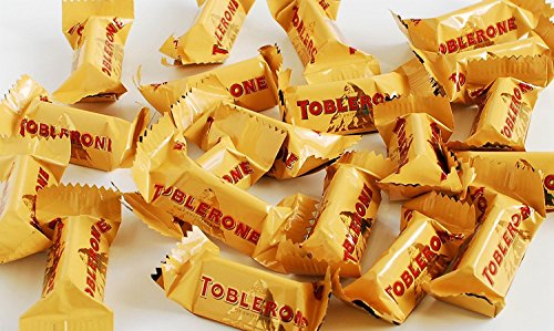 Toblerone Tiny Swiss Milk Chocolate With Honey & Almond Nougat 100 pcs Boxed