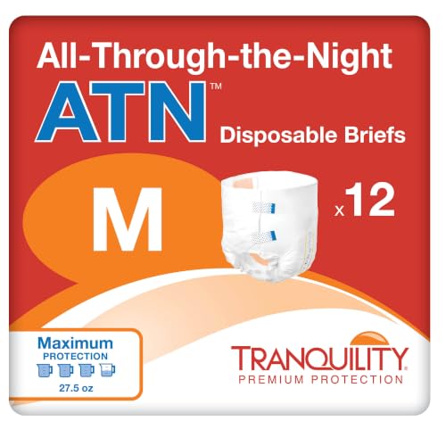 Tranquility Premium Disposable Briefs with Tabs Medium