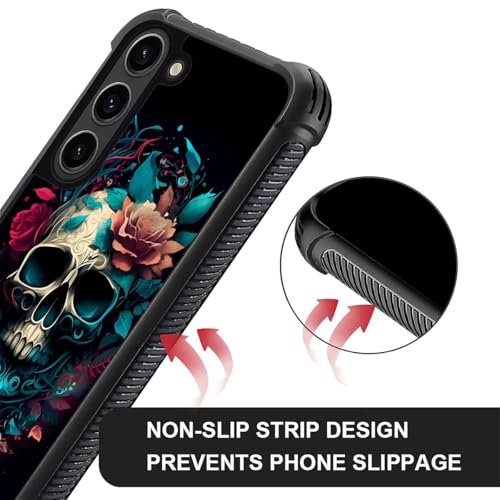 Coque Samsung S23 Plus absorption des chocs motif tête de mort