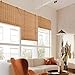 Natural Bamboo Roll Up Blinds for Windows, Light Filtering Bamboo Blinds for Doors Indoor Outdoor Home Patio Porch (24''W X 72''H)