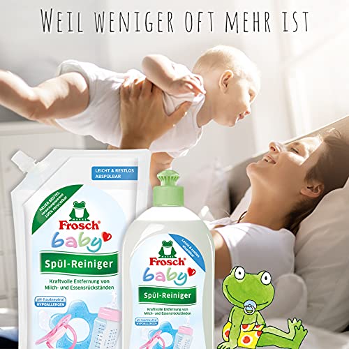 Frosch Baby Spül-Reiniger, sensitives Spülmittel für Babyflaschen & Sauger, hypoallergen, für Allergiker geeignet, 500 ml 3