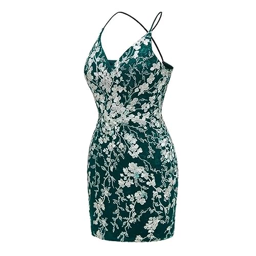 Lace Tight Homecoming Dresses Short Prom Dresses Spaghetti Straps Appliques Cocktail Party Dress3