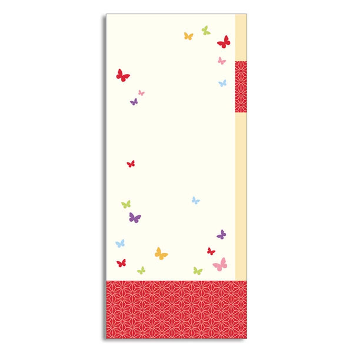 Amazon | チケットクリアフォルダー 蝶が舞う 封筒 コンビニ 領収書