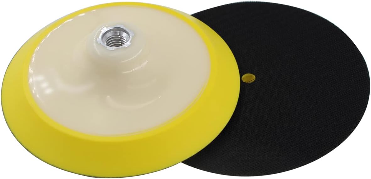 2Pcs 7 Inch Backing Pad Hook and Loop for Angle grinder Buffer - 5/8"-11 Thread Backer Pad