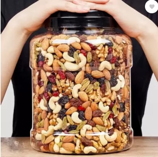 Plum Natural Mix Dry Fruit | Panchmeva | 1KG | JAR | Almonds, Cashews, Raisins, Dry Dates, Pistachios, Figs, Assorted Fruits & Nuts (1 kg) (B0DG3T7JXY) Amazon Price History, Amazon Price Tracker