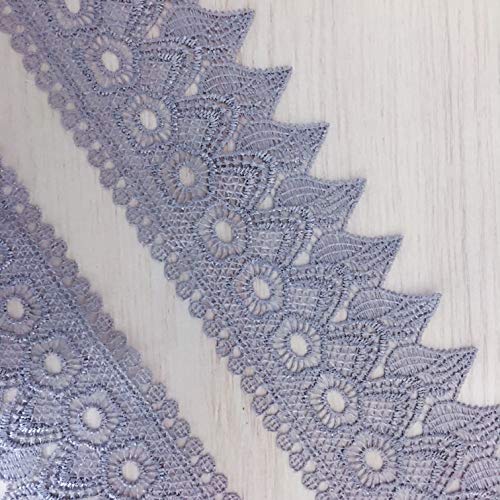 image for LEMOSUGAR 7 Yards Wide Lace Trims Lace Ribbon by The Yard Floral Vinta