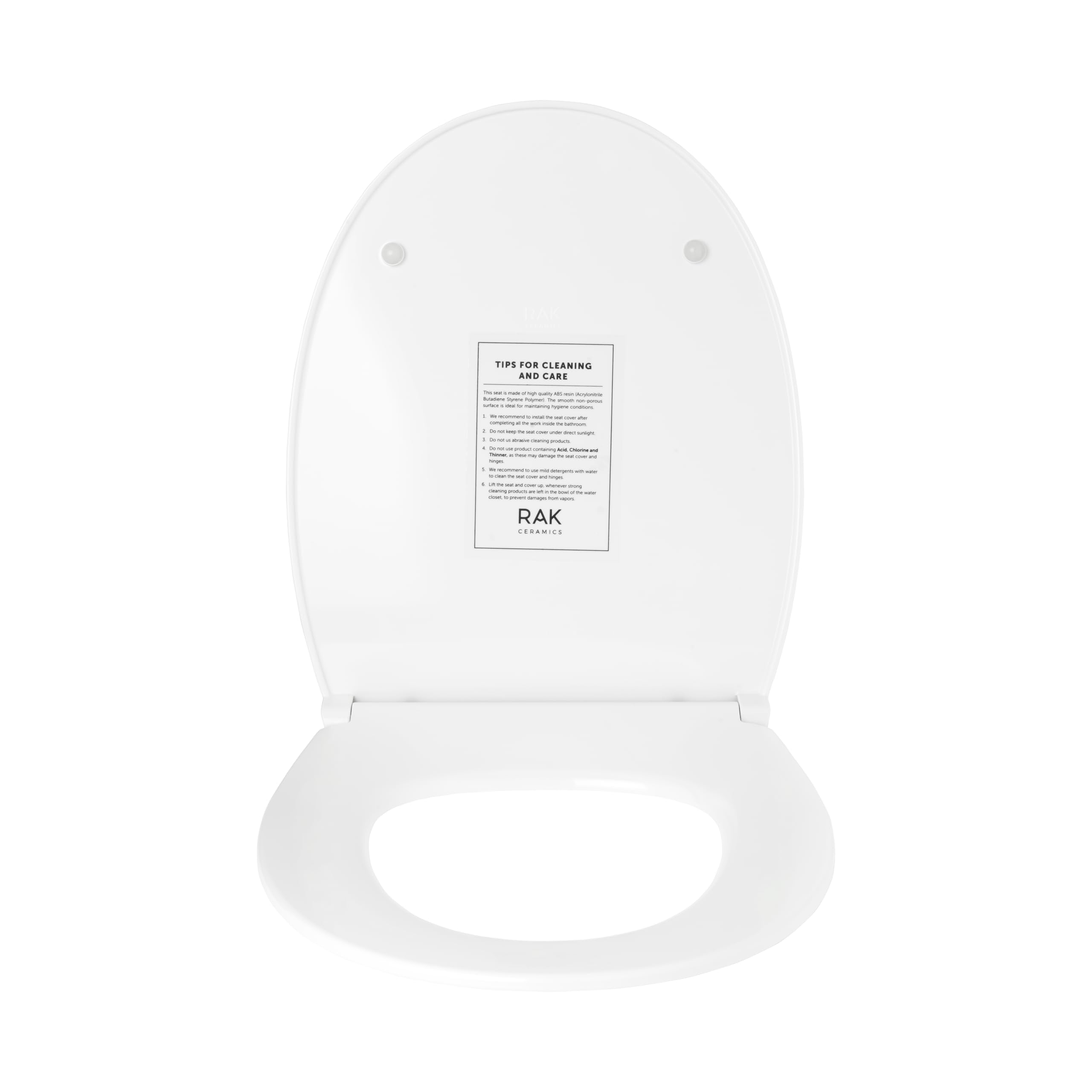 RAK Ceramics Toilet Seat Rak-Karla Delux (Abs) (Wrap Over) White