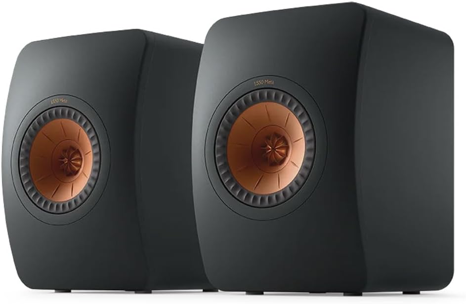 KEF LS50 Bluetooth Bookshelf Meta (Pair, Carbon Black)