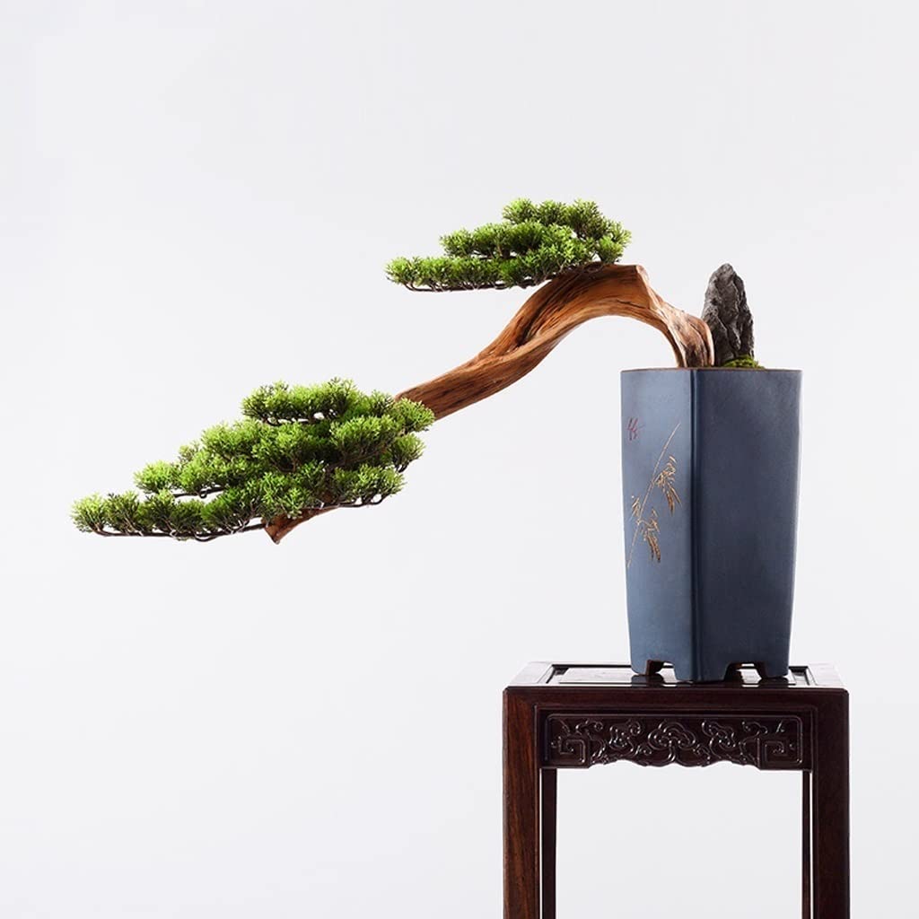Kunstmatige bonsai Simulatie plant kleine potplant, 8-inch binnenhuis