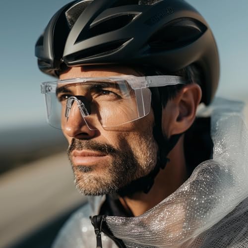 Image of WISTON XL Z87 Sunglasses for Big Wide Heads Men Women,TR90 Ultralight UV400 Protection Sun Glasses Z8224
