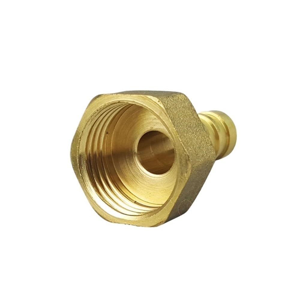 Pipe Connector 1pc Brass Reducing Joint, 4 to 25mm Pneumatic Pagoda Connector, Female Thread 1/8 1/4 3/8 1/2inch Pipe Fittings(19MM*1/2INCH)