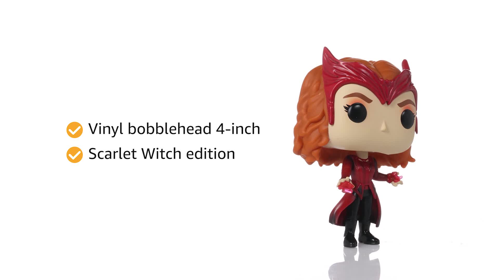 Funko Pop! Marvel – Scarlet Witch (Doctor Strange) – Figura De Vinilo Coleccionable De 9,5 Cm, Regalo Para Fans Y Coleccionistas