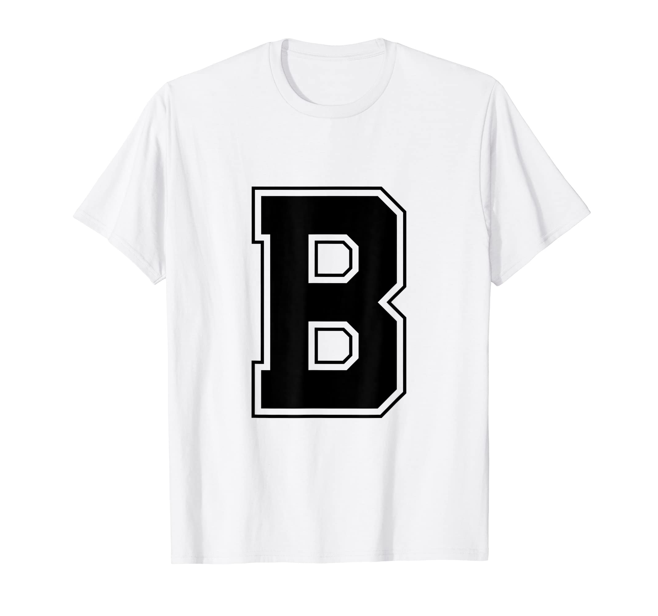 Sport Style Best Classic Varsity College Font GiftLetter B - Alphabet Bold Capital Upper Case Initial Monogram T-Shirt