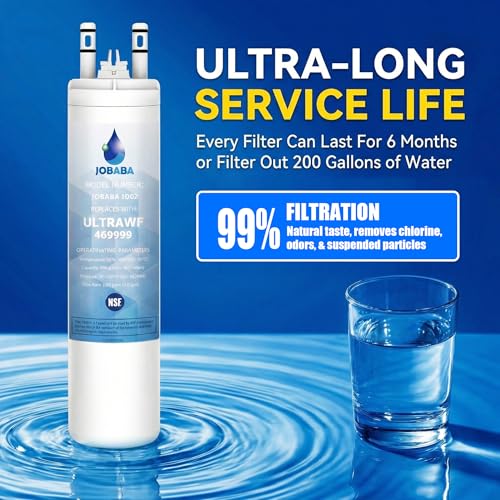 Image of Frigidaire ULTRAWF Water Filter Replacement, for PureSource Ultra ULTRAWF, 11 Inches, Compatible with ULTRAWF Water Filter 3 pack