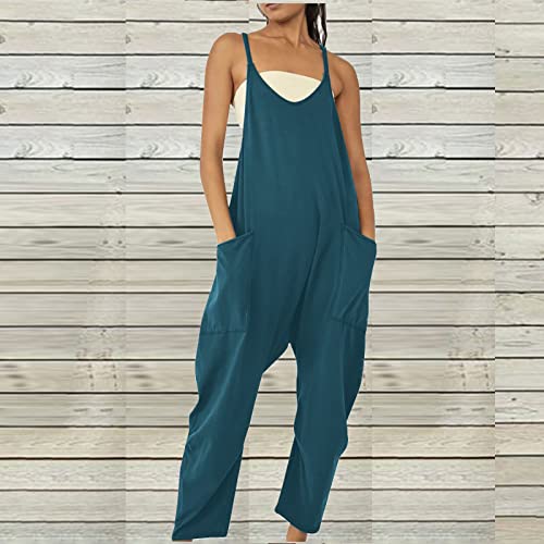 Women Overalls Pants One Piece for Women Sexy Low Cut Ruched Overall Flare Wide Leg Fall Summer Pants 20252