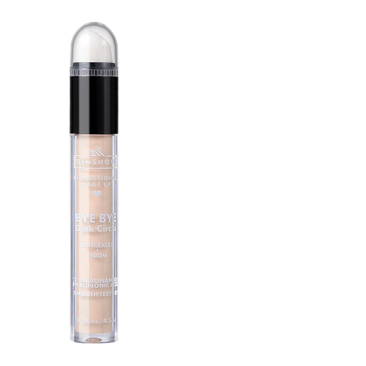 Hydrating Liquid Concealer Light Ivory Full Coverage Brightening Under Eye Makeup Lightweight Blendable for Satin Finish Type 1