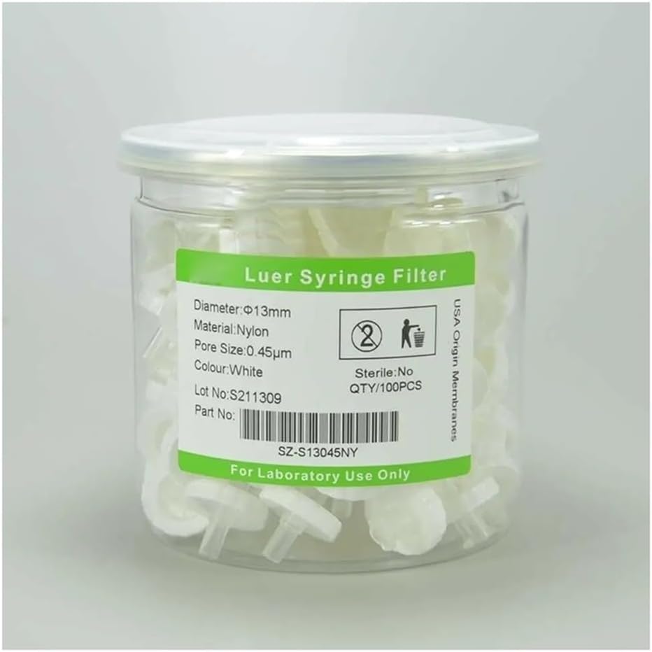 Lab Instruments Equipment 100pcs/pack Laboratory Filter OD=13mm 0.45um Made From NYLON
