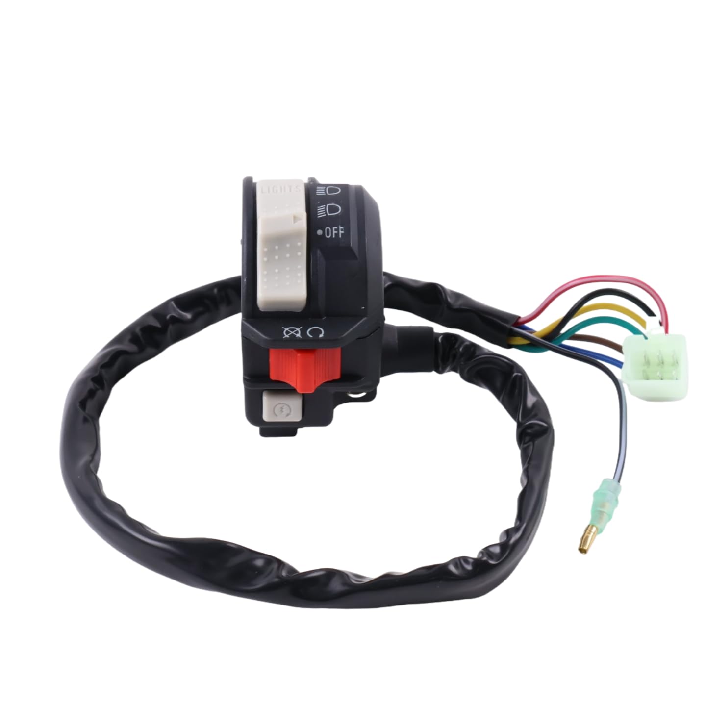 Left Handlebar Start Stop Switch Headlight 4GB-83973-00-00 Compatible with Yamaha Grizzly 600 Kodiak 400 Big Bear 350 Wolverine 350 Warrior 350 4GB-83973-09-00 4GB-83973-01-00