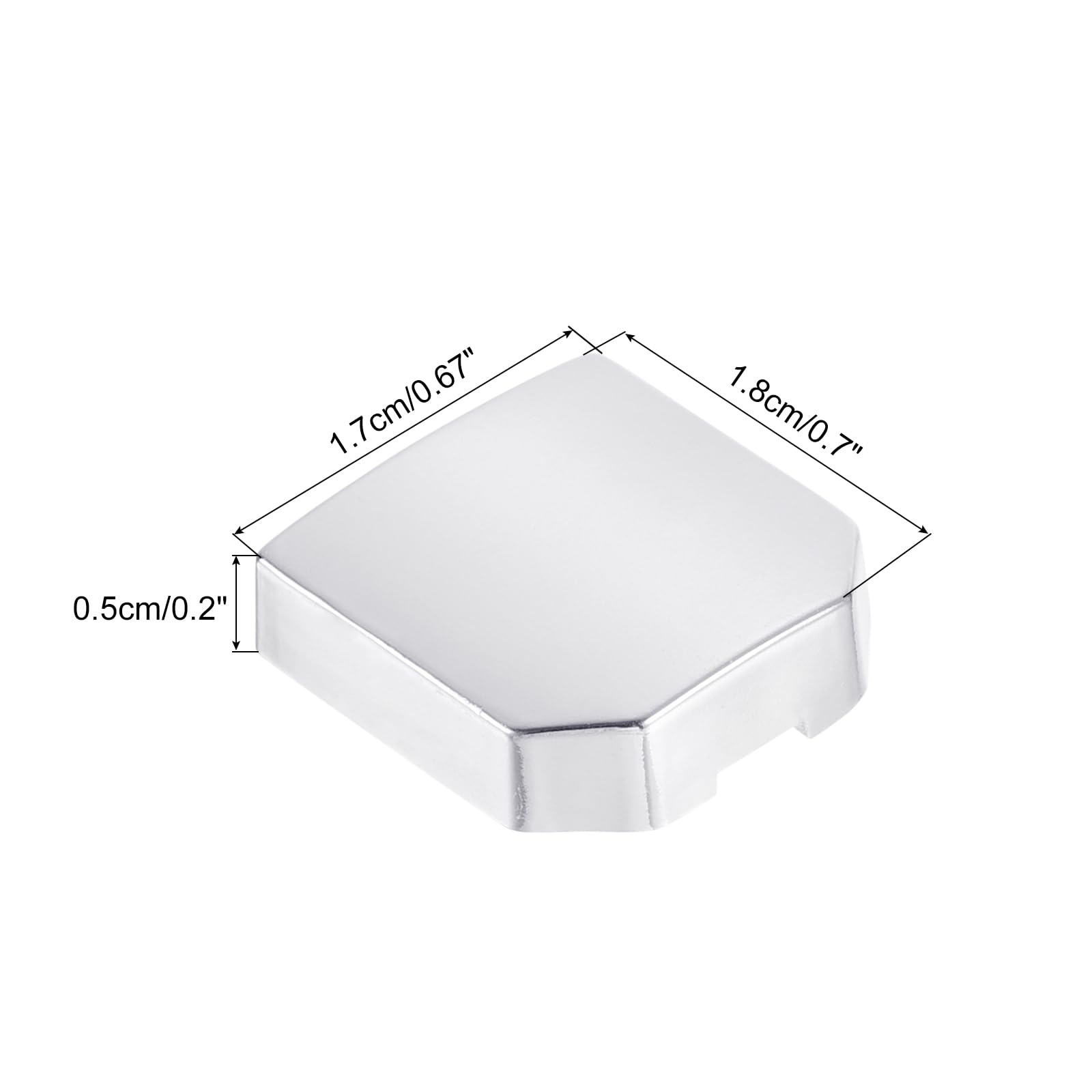 MECCANIXITY Metrónomo - Péndulo deslizante de péndulo para metrónomo de 1,8 x 1,7 x 0,5 cm, accesorios de instrumentos musicales para piano, guitarra, violín (plata)