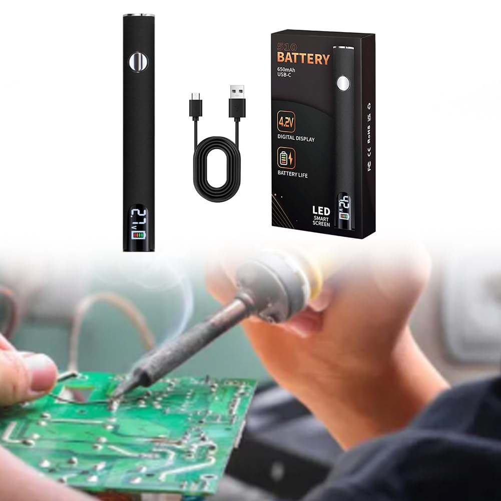 Mini Solder with Rechargable Battery (Black)