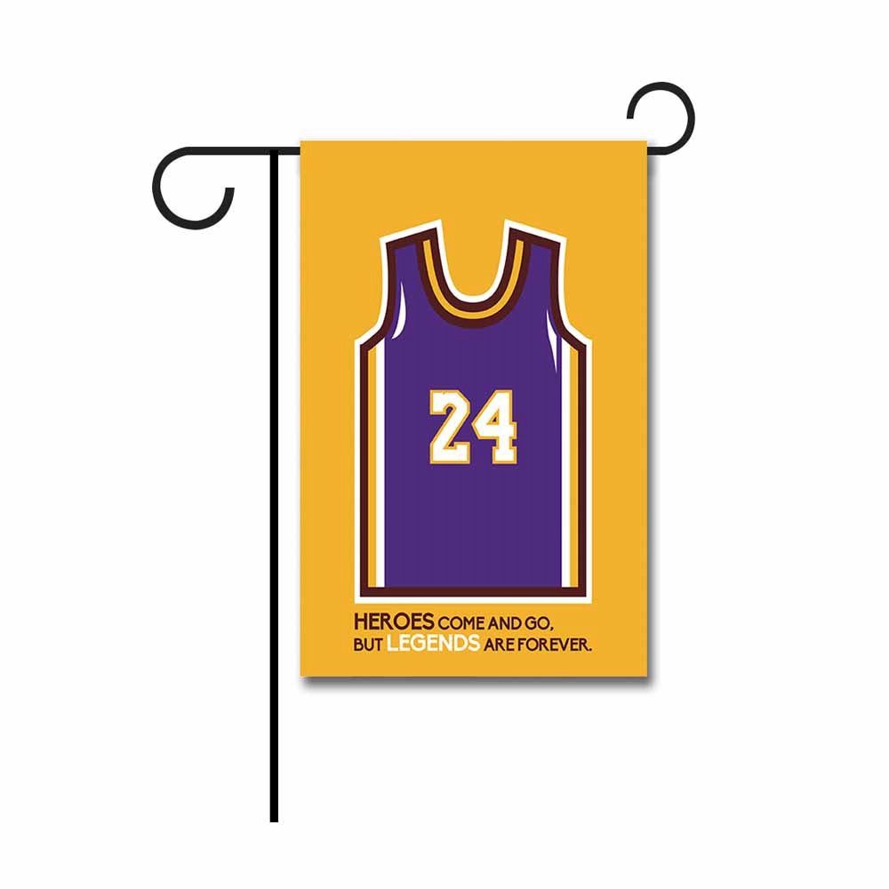 Heroes Clothes to Memorize Our Idol's Legends Garden Flag 12.5 x 18 Inch Print Double Sides