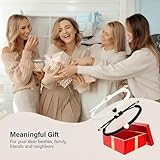 2Pcs Bracelet Women Friendship,Bracelet Couples Friend,Friendship Bra-celet,Couple Handmade Cord Bracel-et,Heart Best Friends Br-acelet,String Adjustable Long Distance Matching Bracelets,Pink&White - Image 7