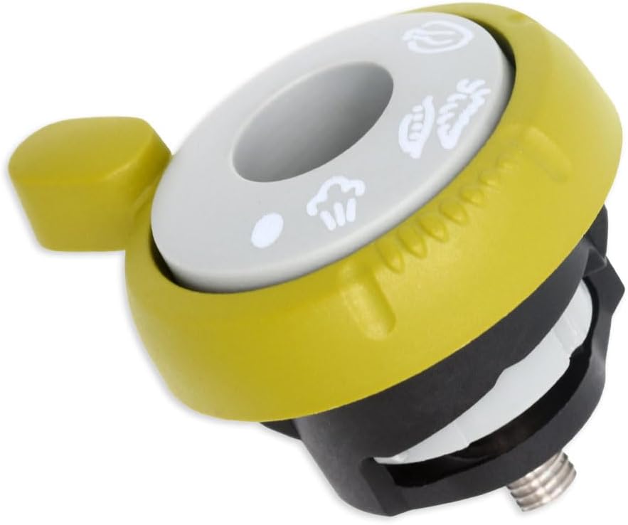 Spare Pressure Regulator Valve SS-981368 Compatible with Tefal Secure 5 Neo Express Pressure Cooker, with Bowl and Chimney included, Lime Green and Gray