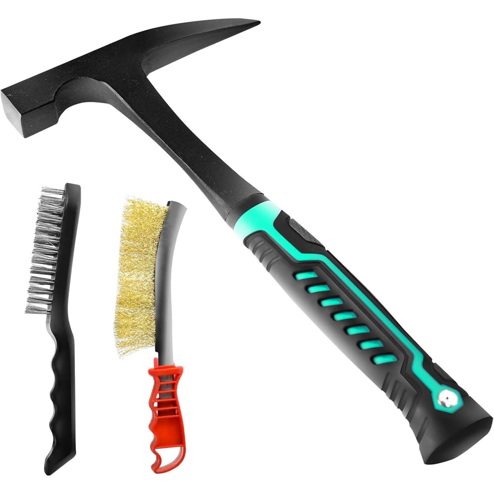 Marteau de soudeur 22 Oz avec brosses pour réussir vos structures métal