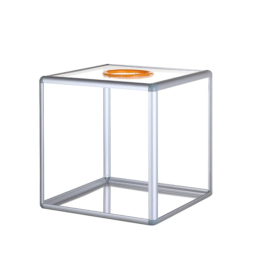 Amazon.co.jp: Artiapro 抽選箱 抽選ボックス 六面透明 アルミ