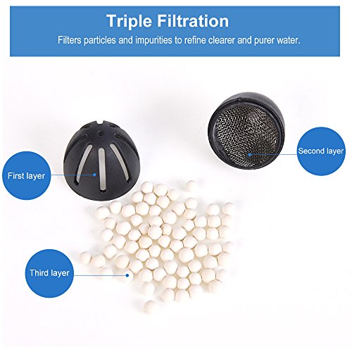 Oxigenador, Andoer 3 em 1 Mini Aquário Oxigenador Bomba de água Silent USB Recarregável Aerador de b