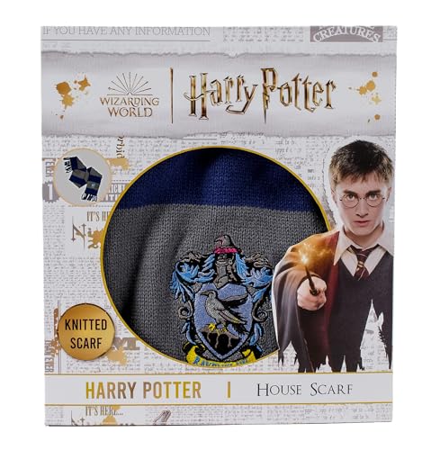Bufanda Harry Potter AAA Merchandise con rayas de colección y caja rígida 5