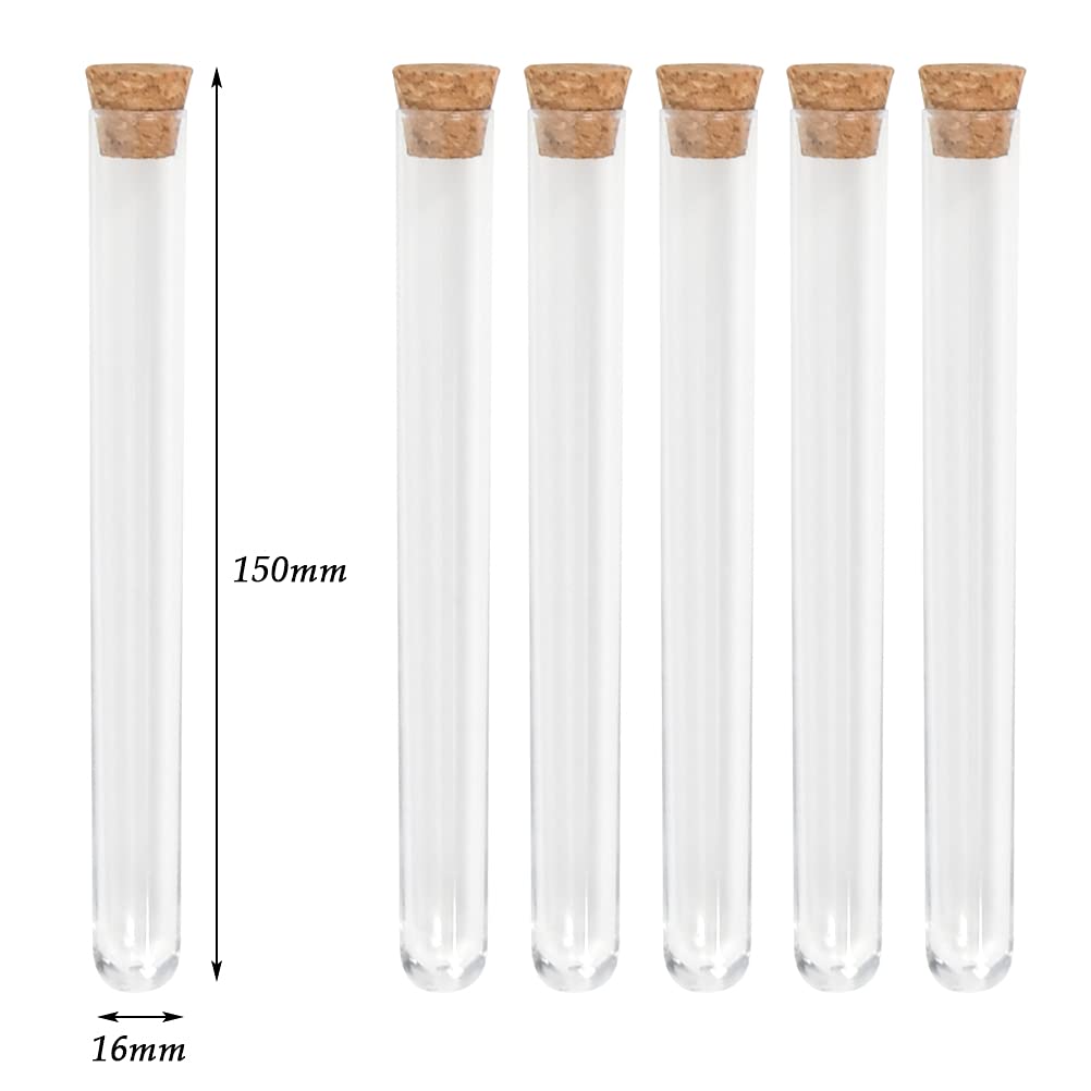 Experimente Für Kinder Ab 5 Kleine Reagenzgläser CoatCool 30 Stück  Reagenzgläser, 150x16mm Reagenzglas Mit Korken 20ml Kunststoff  Reagenzröhrchen Reagenzgläser Plastik Shot Flaschen Zum Befüllen, image size:1002x1002